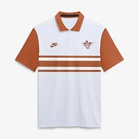 Men's Nike White Texas Longhorns Legacy Vapor Logo Dri-FIT Polo