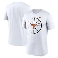 Men's Nike White Texas Longhorns Legend Basketball Icon Dri-Fit T-Shirt