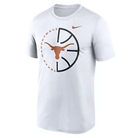 Men's Nike White Texas Longhorns Legend Basketball Icon Dri-Fit T-Shirt