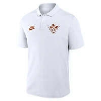 Polo Nike blanc Texas Longhorns Primetime Victory Legacy Vault Performance pour homme