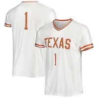 Maillot de basket-ball Texas Longhorns blanc marque rétro originale pour hommes