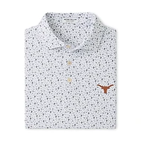 Polo de performance Peter Millar Gray Texas Longhorns pour homme