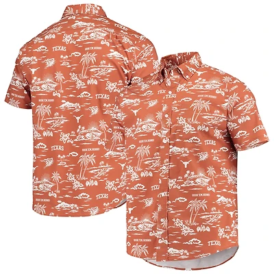 Men's Reyn Spooner Texas Orange Longhorns Classic Button-Down Shirt