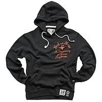 Men's Roots of Fight Earl Campbell Black Texas Longhorns Tyler Rose Name & Number Hoodie