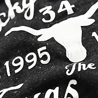 Sweat à capuche noir Ricky Williams Texas Longhorns Tornado avec nom et numéro pour homme