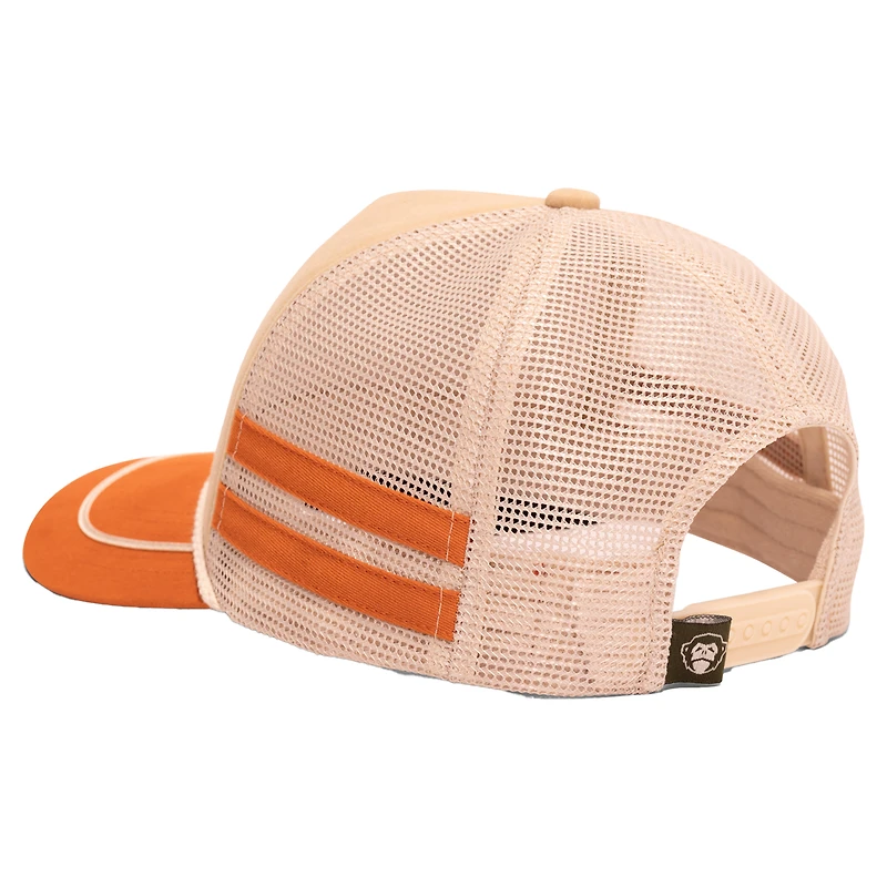 Casquette ajustable en mousse Howler Brothers x Texas Longhorns pour homme, couleur beige/orange du Texas