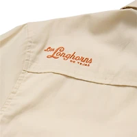 Chemise à manches longues et boutons-pression Gaucho pour homme, couleur beige, Texas Longhorns x Howler Brothers