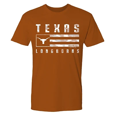 Men's Texas Orange Longhorns Banner Flag T-Shirt