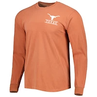 Men's Texas Orange Longhorns Circle Campus Scene Long Sleeve T-Shirt