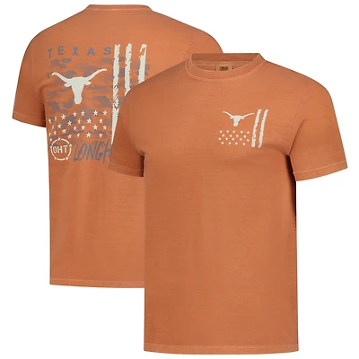Men's  Texas Orange Longhorns Comfort Colors OHT Camo Overlay T-Shirt