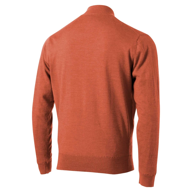 Men's Texas Orange Longhorns Forty Acres Chitown Merino Half-Zip Top