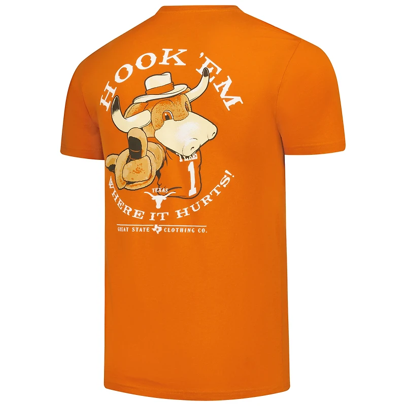 Men's Texas Orange Longhorns Rally Mascot T-Shirt