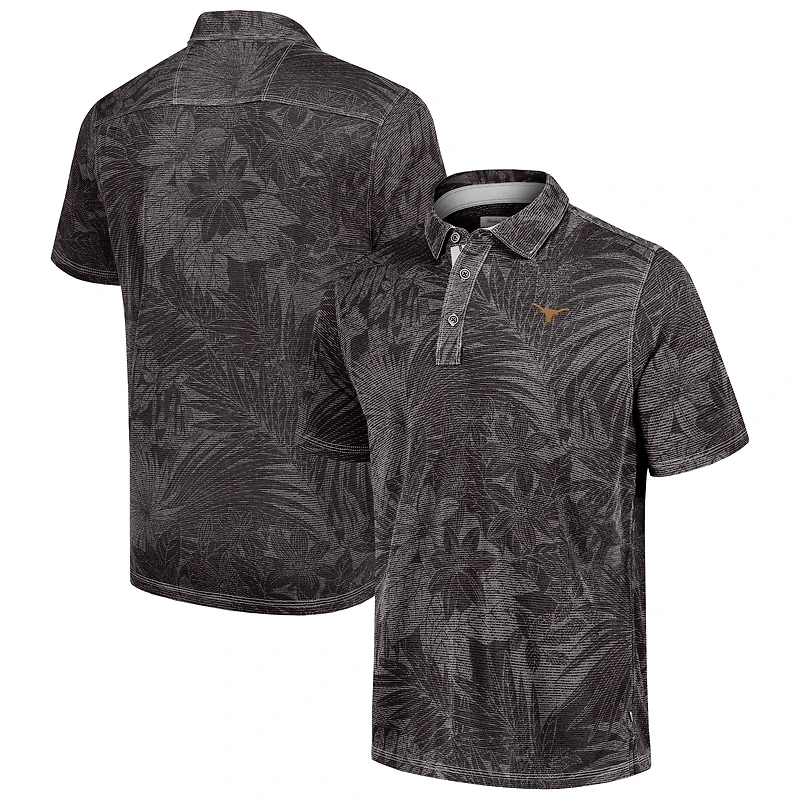 Polo Tommy Bahama gris Texas Longhorns Big & Tall Sport Santiago Paradise pour homme
