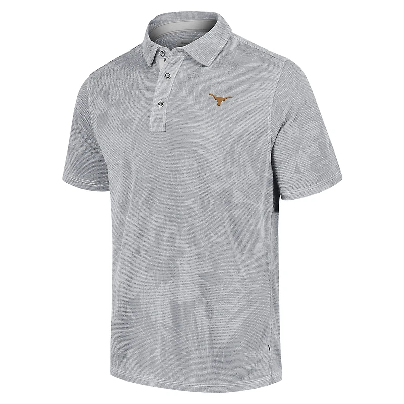 Men's Tommy Bahama Gray Texas Longhorns Big & Tall Sport Santiago Paradise Polo