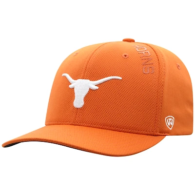 Men's Top of the World Burnt Orange Texas Longhorns Reflex 2.0 Flex Hat