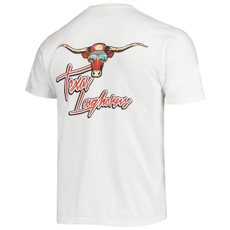 T-shirt bandana mascotte Texas Longhorns homme blanc