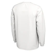 T-shirt Nike à manche longue blanc Texas Longhorns 2023 On Court Bench