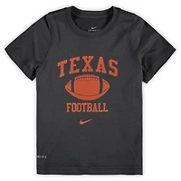 Preschool Nike Anthracite Texas Longhorns Retro Lockup Legend Performance T-Shirt