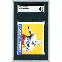Carte Richard Harris Texas Longhorns 1948 Leaf Gum Co. n° 60 authentifiée par SGC (4 cartes)
