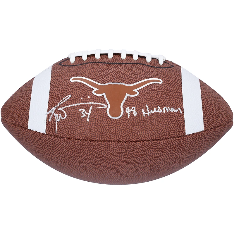 Ricky Williams Texas Longhorns Autographed Nike Replica Football with "98 Heisman" Inscription