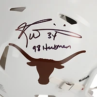 Ricky Williams Texas Longhorns Autographed Riddell Speed Authentic Helmet with "98 Heisman" Inscription