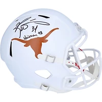 Casque réplique autographié par Ricky Williams Texas Longhorns Riddell Speed ​​avec inscription « Heisman 98 »