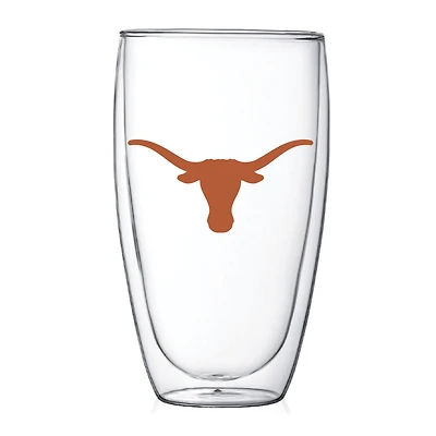 Texas Longhorns 15oz. Double Wall Thermo Glass