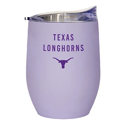 Texas Longhorns 16oz. Lavender Soft Touch Curved Tumbler
