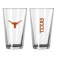 Texas Longhorns 16oz. Team Wordmark Game Day Pint Glass