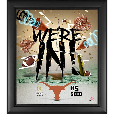 Texas Longhorns 2024-25 College Football Playoff Encadré 15" x 17" Nous sommes dans le collage