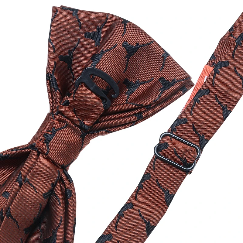 Nœud papillon à motif répété Texas Longhorns