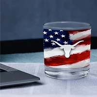 Texas Longhorns  Two-Pack 14oz. Americana Rocks Glass Set