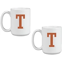 Texas Longhorns Two Pack 15oz. Vault Sketch Ceramic Mug Set
