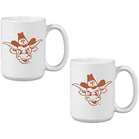 Texas Longhorns Two Pack 15oz. Vault Sketch Ceramic Mug Set