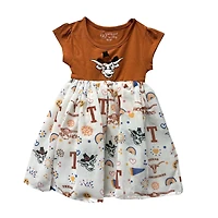 Robe de princesse Crimson Texas Longhorns Vault pour tout-petits Wes & Willy