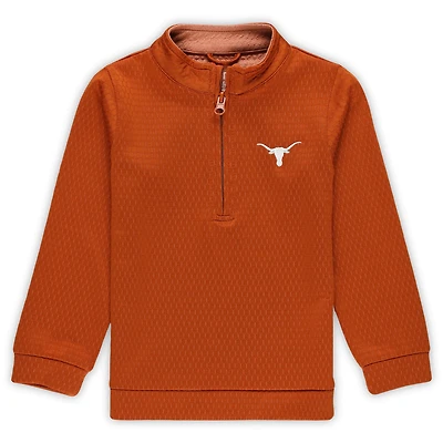 Pull zippé quart de tour Sterling Texas Longhorns orange brûlé Garb pour tout-petit