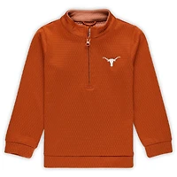 Pull zippé quart de tour Sterling Texas Longhorns orange brûlé Garb pour tout-petit