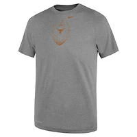 Toddler Nike Gray Texas Longhorns Legend Football Performance T-Shirt