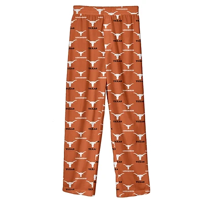 Toddler Outerstuff Brown Texas Longhorns All-Over Team Logo Pants