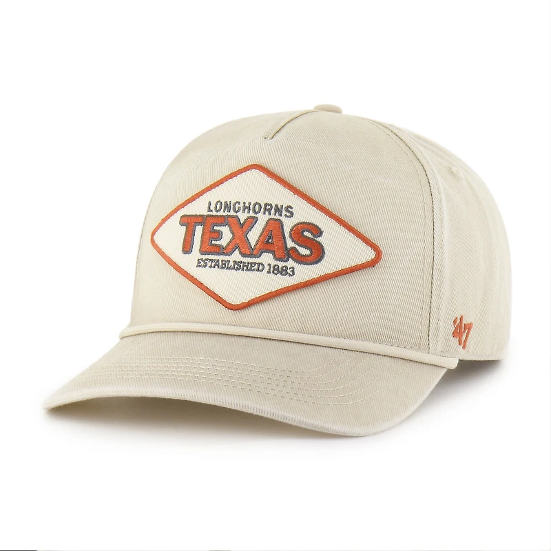 Casquette ajustable unisexe « 47 » crème Texas Longhorns Outdoorsmen Cairn Hitch