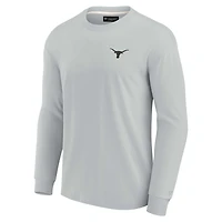 Unisex Fanatics Gray Texas Longhorns Elements Super Soft Long Sleeve T-Shirt