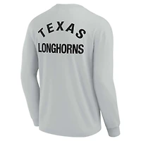Unisex Fanatics Gray Texas Longhorns Elements Super Soft Long Sleeve T-Shirt