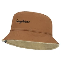 Unisex Nike  Beige/Tan Texas Longhorns Campus Prep Script Reversible Bucket Hat