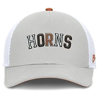 Unisex Nike Gray Texas Longhorns 2026 Basketball Refresh 5-Panel Rise Trucker Hat