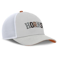 Casquette trucker unisexe Nike grise Texas Longhorns 2026 Basketball Refresh 5 panneaux