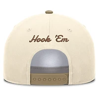 Casquette unisexe Nike Legacy Rise ajustable naturelle/beige Texas Longhorns