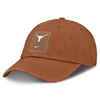 Casquette unisexe Nike Texas Orange Texas Longhorns 2026 Sideline Club ajustable
