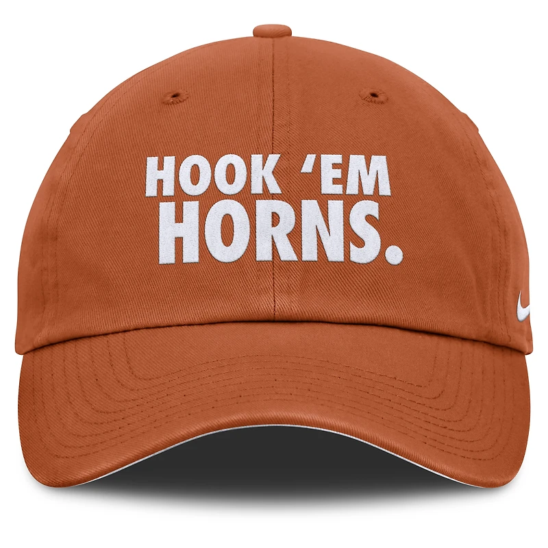 Unisex Nike Texas Orange Texas Longhorns Primetime Chant Club Adjustable Hat