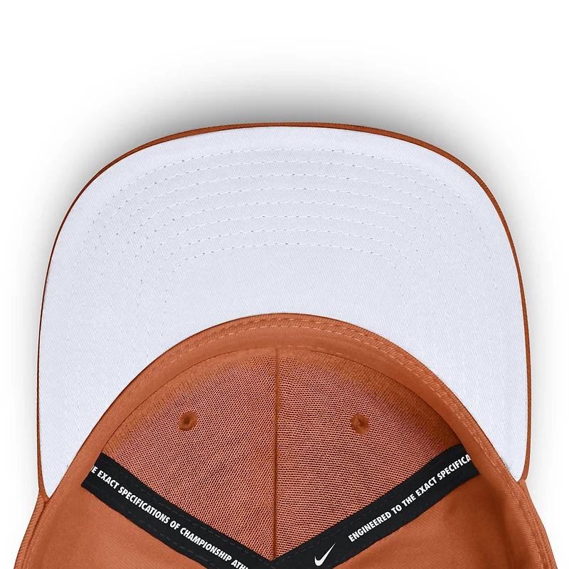 Casquette unisexe Nike Texas Orange Texas Longhorns Primetime Chant Club ajustable