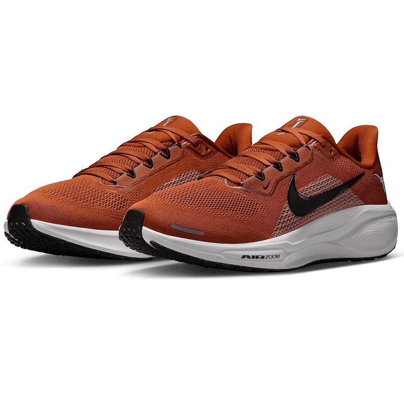 Chaussures de course unisexes Nike Zoom Pegasus 41 Orange Texas Longhorns